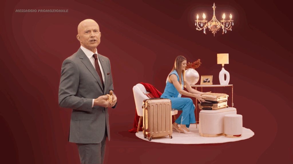 Una delle personas del Nuovo spot OroCash 
